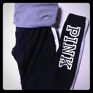 Victoria's Secret PINK crop yoga/lounge pants